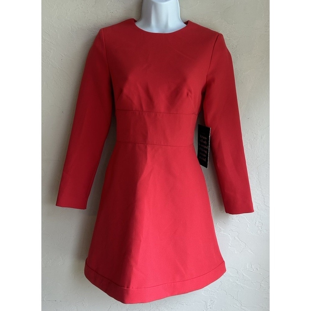 Tuckernuck Red Long-Sleeve Mini Dress